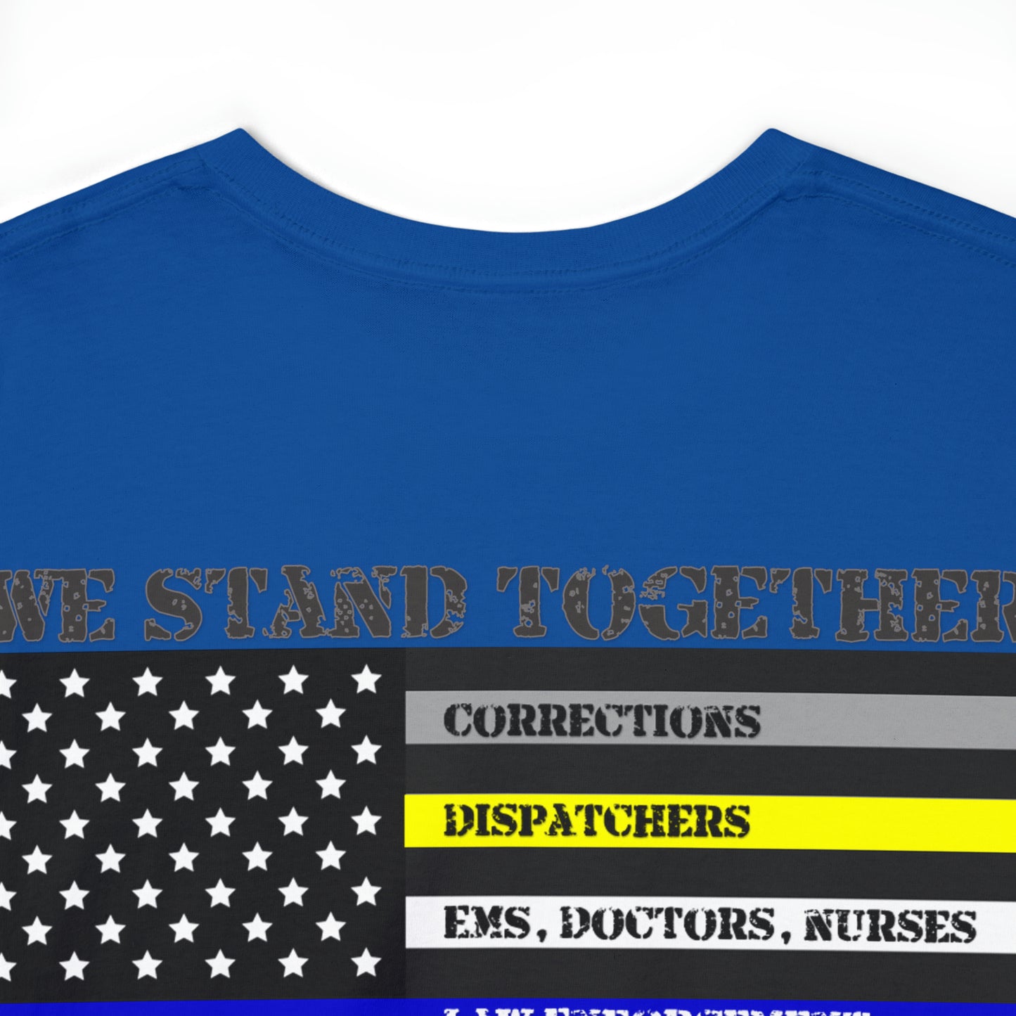 A Hero is someone who has Dedicated their life to something Greater than themselves - United Services Flag - Heavy Cotton Tee