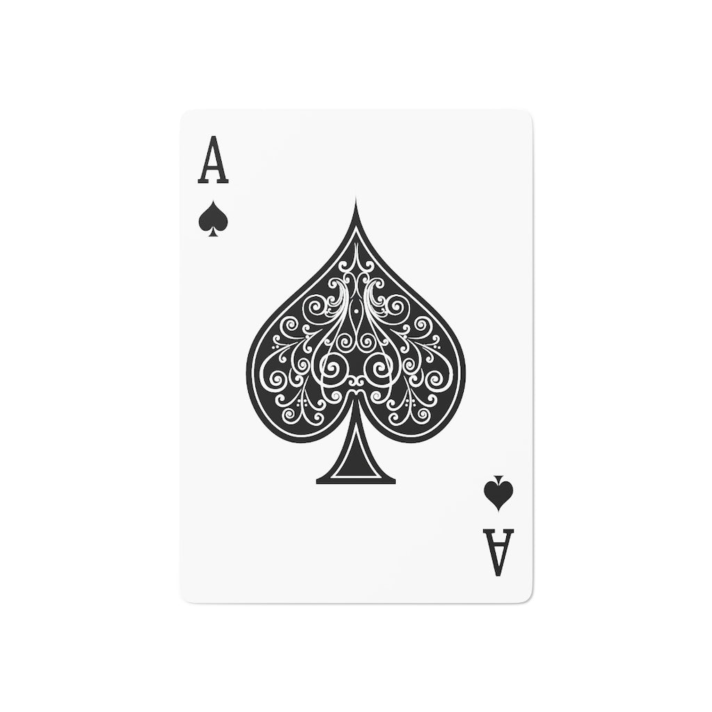 I Will Never Love You Less LGBT+ Custom Poker Cards (Black)