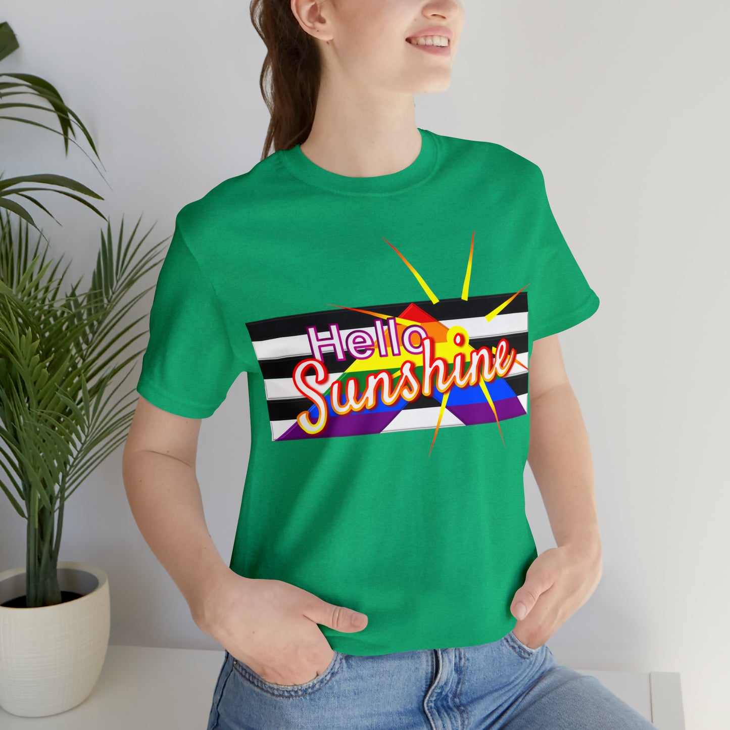 Hello Sunshine Ally - Jersey Short Sleeve Tee