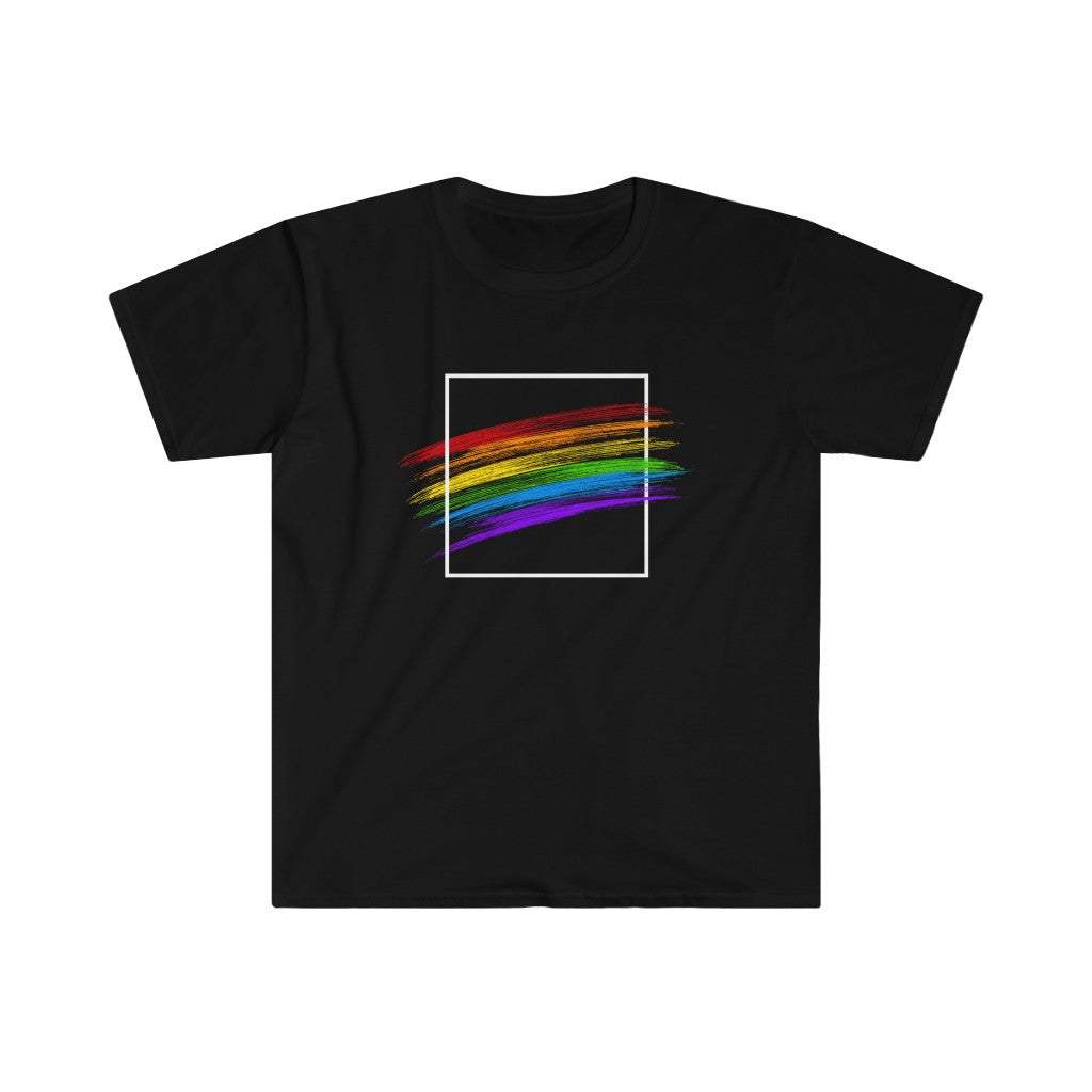 LGBT+ Paint - Unisex Softstyle T-Shirt