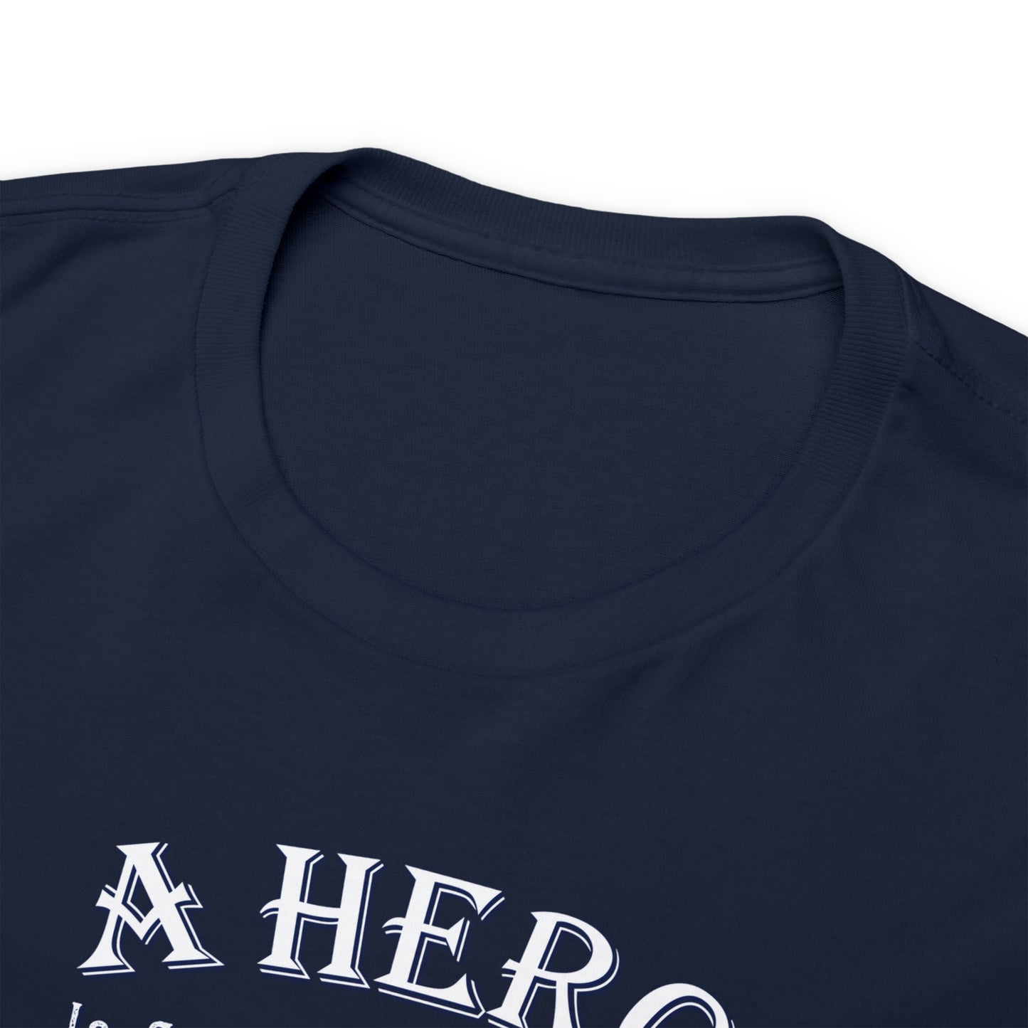 A Hero is someone who has Dedicated their life to something Greater than themselves - United Services Flag - Heavy Cotton Tee