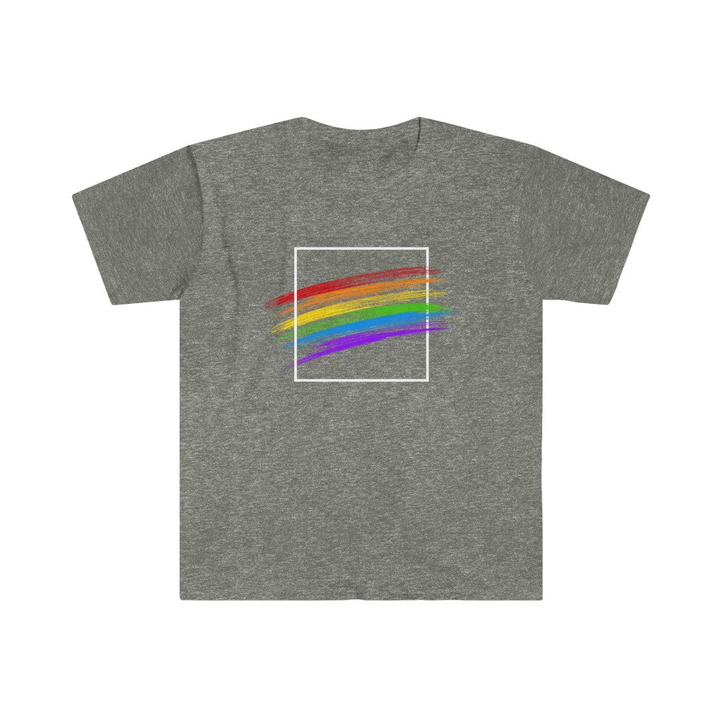 LGBT+ Paint - Unisex Softstyle T-Shirt