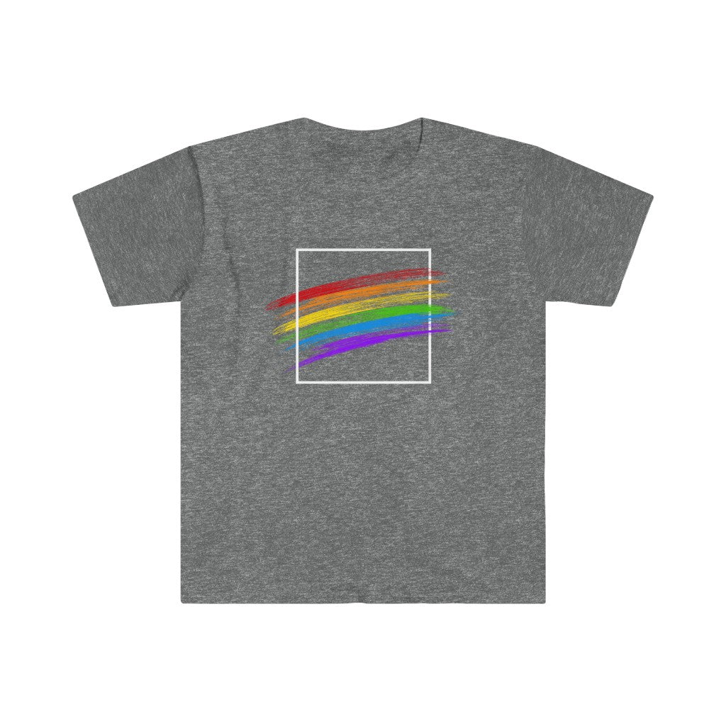 LGBT+ Paint - Unisex Softstyle T-Shirt