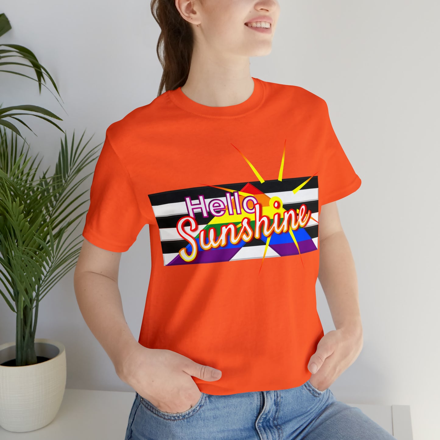 Hello Sunshine Ally - Jersey Short Sleeve Tee